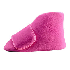Silverts Silverts Deep And Wide Diabetic Bootie Slipper Women/Men Fuschia Medical Supplies White Smoke