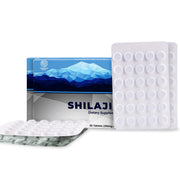 SiberianGreen.com Blue Mountain Mumiyo Shilajit Tablets – 120 Count (2 x 60 Pack) Herbs White Smoke