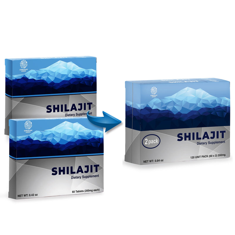 Blue Mountain Mumiyo Shilajit Tablets – 120 Count (2 x 60 Pack)