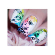 UberChic Beauty Whimsical By Nature-01 Stamping Plate Gray