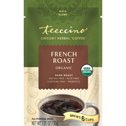 Teeccino French Roast Chicory Herbal Coffee Herbal Coffee Dark Olive Green 5lb ground