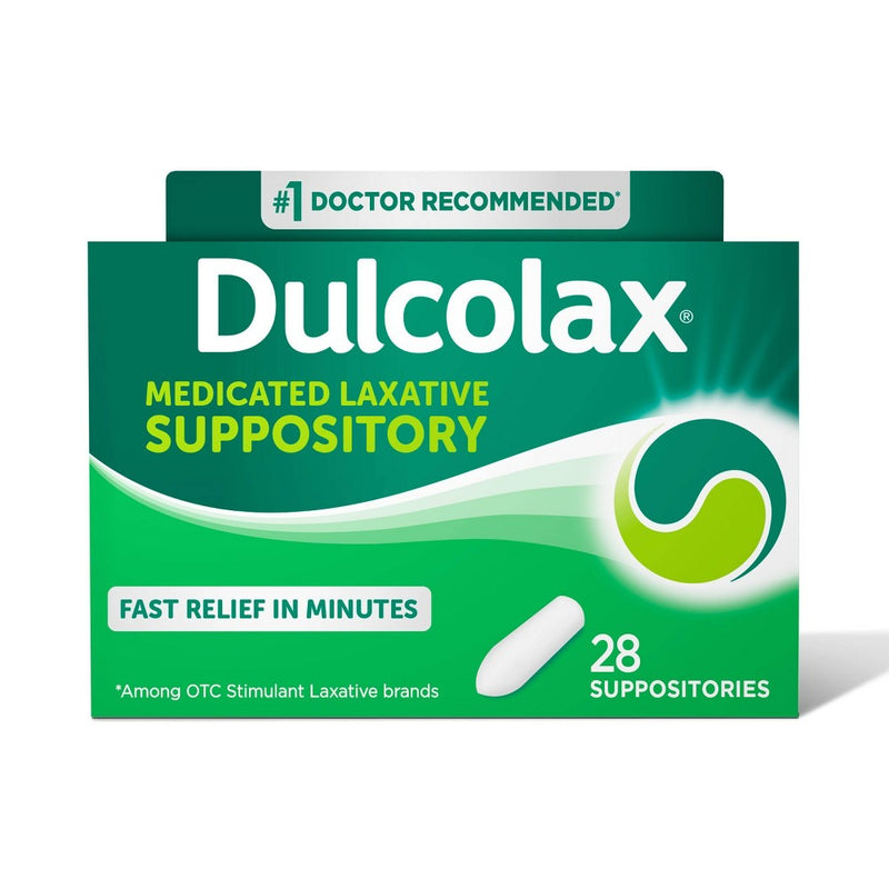 Dulcolax Dulcolax Laxative Suppositories 28 Ct Health & Beauty White Smoke