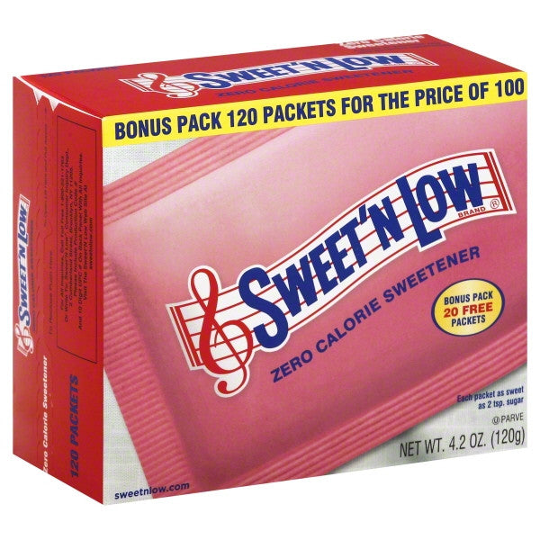 Sweet 'N Low Sweet 'N Low Sweet'N Zero Calorie Sweetener Packets Sugar & Sweeteners White Smoke