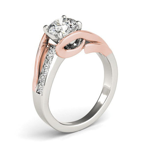 Bids.com 14k White And Rose Gold Bypass Shank Diamond Engagement Ring (1 1/8 cttw) Rings White Smoke 3 / White & Rose Gold,3.5 / White & Rose Gold,4 / White & Rose Gold,4.5 / White & Rose Gold,5 / White & Rose Gold,5.5 / White & Rose Gold,6 / White & Rose Gold,6.5 / White & Rose Gold,7 / White & Rose Gold,7.5 / White & Rose Gold,8 / White & Rose Gold,8.5