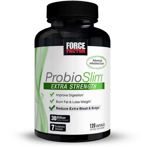 Force Factor Force Factor® ProbioSlim® Extra Strength – 30 Billion CFUs Probiotic Supplement Vitamins & Supplements White Smoke