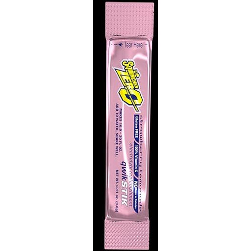 Sqwincher Sqwincher® Zero Qwik Stik® – Strawberry Lemonade Hydration Mix (120 per Case) Powdered Beverage Mixes Black