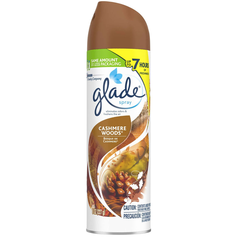Glade Glade Room Spray Air Freshener Cashmere Woods 8 Oz Air Fresheners White Smoke