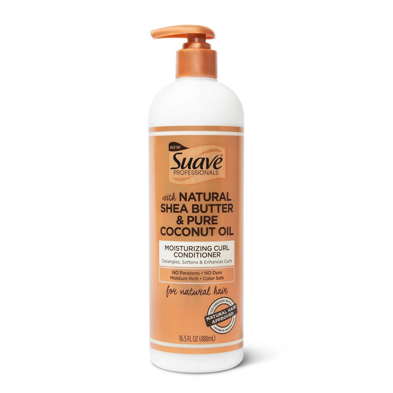 Suave Suave Professionals Natural Shea Butter Coconut Moisturizing Curl Conditioner 16.5 Fl Oz Conditioners White Smoke