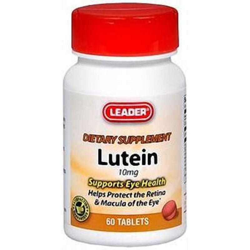 Leader Leader Lutein 10mg Tablets Vitamins & Supplements White Smoke