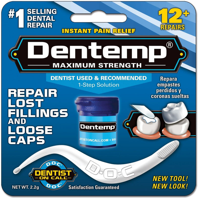 Dentemp Dentemp Maximum Strength Dental Repair 2.2 G Health & Beauty Dark Cyan