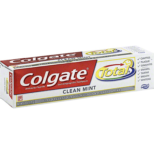 Colgate Colgate Total Anticavity Fluoride And Antigingivitis Toothpaste Clean Mint Paste Toothpaste White Smoke