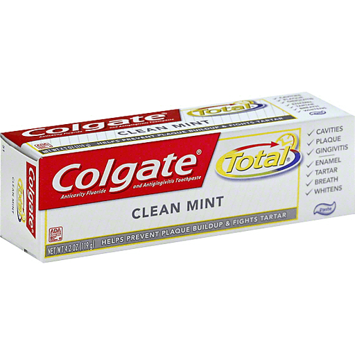 Colgate Colgate Total Anticavity Fluoride And Antigingivitis Toothpaste Mint Toothpaste White Smoke