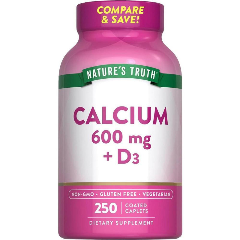 Nature's Truth Nature's Truth Calcium 600 Mg Plus Vitamin D3 Vitamins & Supplements White Smoke