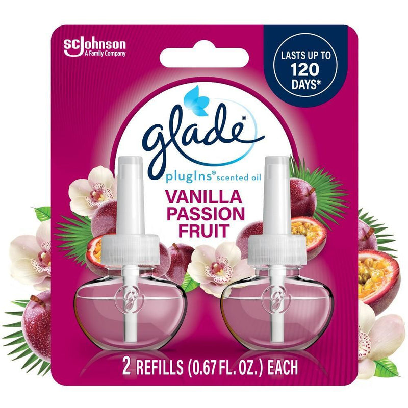 Glade Glade Scented Oil Refills, Vanilla Passion Fruit Air Fresheners White Smoke