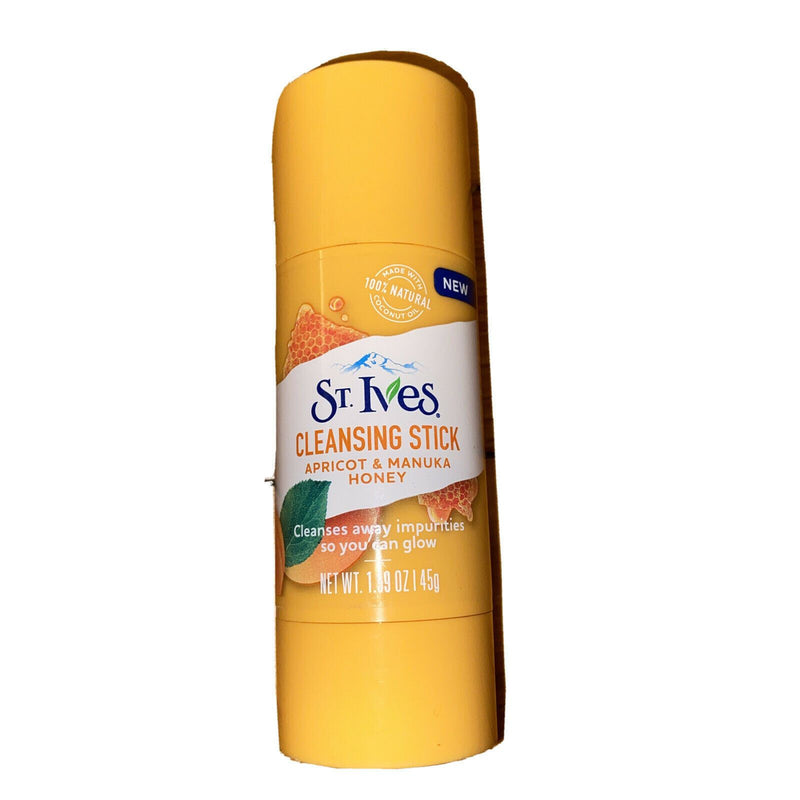 St Ives St Ives Glow Apricot & Manuka Honey Cleansing Stick - 1.59oz Personal Care Sandy Brown