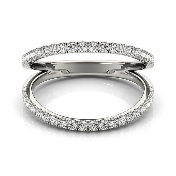 Bids.com 14k White Gold Diamond Split Band Ring (1/4 cttw) Rings White Smoke 3 / White Gold,3.5 / White Gold,4 / White Gold,4.5 / White Gold,5 / White Gold,5.5 / White Gold,6 / White Gold,6.5 / White Gold,7 / White Gold,7.5 / White Gold,8 / White Gold,8.5 / White Gold,9 / White Gold
