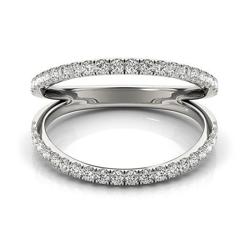 Bids.com 14k White Gold Diamond Split Band Ring (1/4 cttw) Rings White Smoke 3 / White Gold,3.5 / White Gold,4 / White Gold,4.5 / White Gold,5 / White Gold,5.5 / White Gold,6 / White Gold,6.5 / White Gold,7 / White Gold,7.5 / White Gold,8 / White Gold,8.5 / White Gold,9 / White Gold