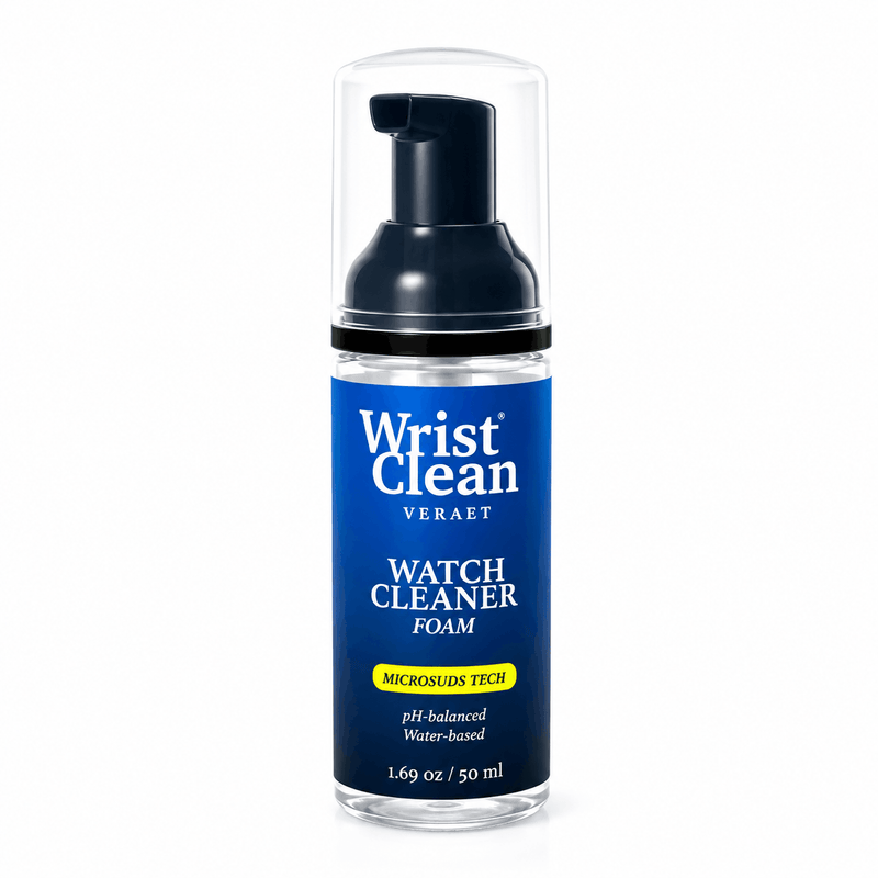 WristClean Watch Cleaner Foam 50ML Watch Cleaner White Smoke 1 Watch Cleaner Foam,3 Watch Cleaner Foam - Save $4,6 Watch Cleaner Foam - Save $8,12 Watch Cleaner Foam - Save $16