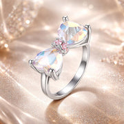 Bids.com 925 Sterling Silver 6.0 Size Pavé Setting CZ Ring for Women Rings Tan 6,7