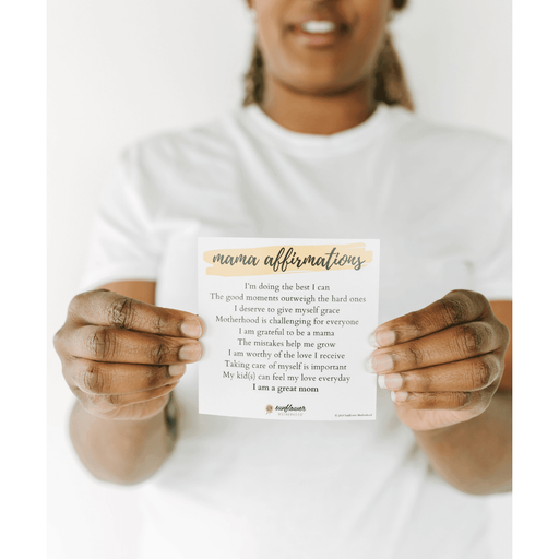 Sunflower Motherhood Affirmation Magnet Magnet Sienna