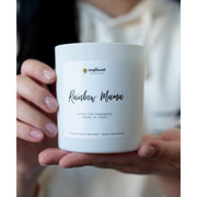 Sunflower Motherhood Rainbow Mama Pregnancy Loss Candle Candles Dark Gray