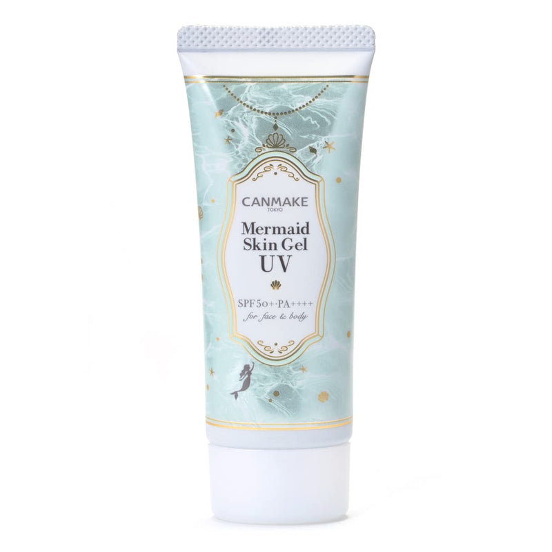 AsiaBeautyMall Canmake Mermaid Skin Gel UV Mint C01 SPF 50+ PA++++ Sunscreen White Smoke