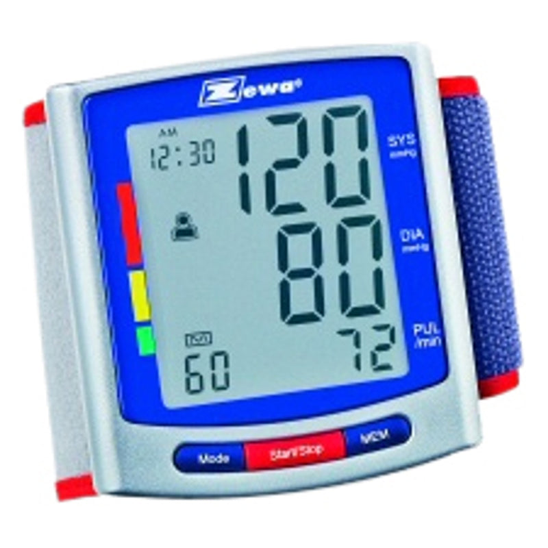 Zewa Zewa WS-380 Deluxe Automatic Wrist Blood Pressure Monitor Blood Pressure Monitors White Smoke
