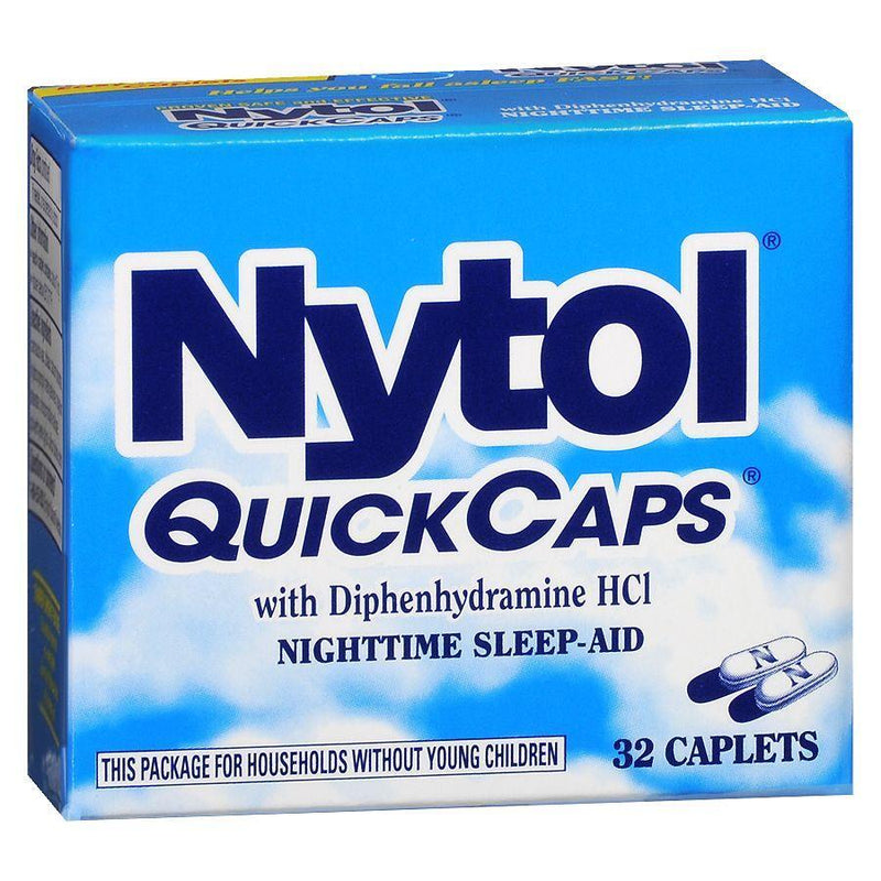 Nytol Nytol Quick Caps Nighttime Sleep Aid Medicine Cabinets Deep Sky Blue