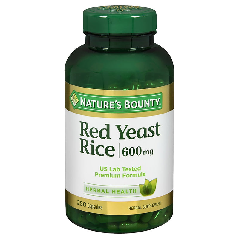 Nature's Bounty Nature's Bounty Red Yeast Rice 600 Mg Dietary Supplement Capsules Rice White Smoke