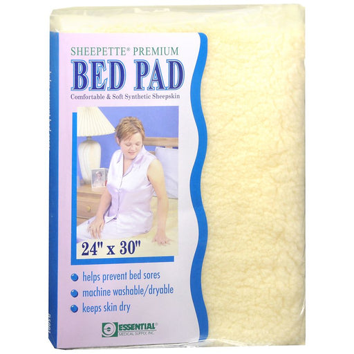 Essential Medical Essential Medical Bed Pad, Sheepette Premium,1ea Beds & Accessories Wheat
