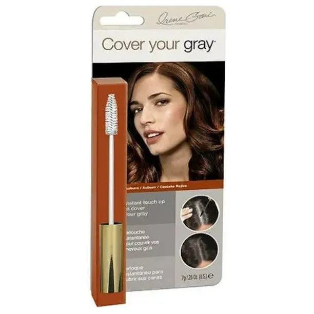 Irene Gari Irene Gari Cover Your Gray Brush In Wand Auburn 0.25 oz Hair Color Gray