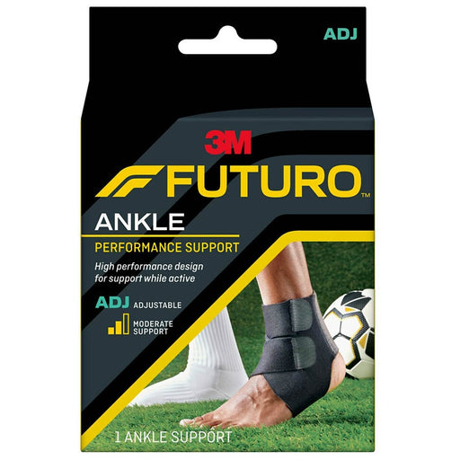 Futuro FUTURO Ankle Support with Moisture Control, Adjustable Wrap, One Size Supports & Braces Black