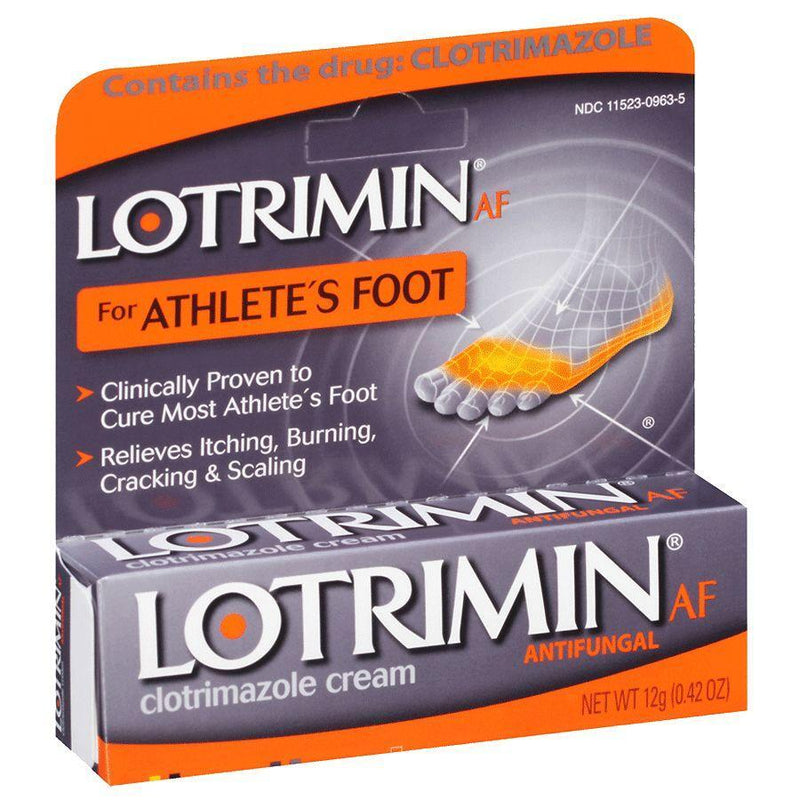 Lotrimin Lotrimin AF Antifungal, For Athlete's Foot, Cream First Aid White Smoke