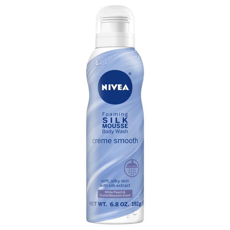 Nivea Nivea Creme Smooth Foaming Silk Mousse Body Wash Body Wash White Smoke