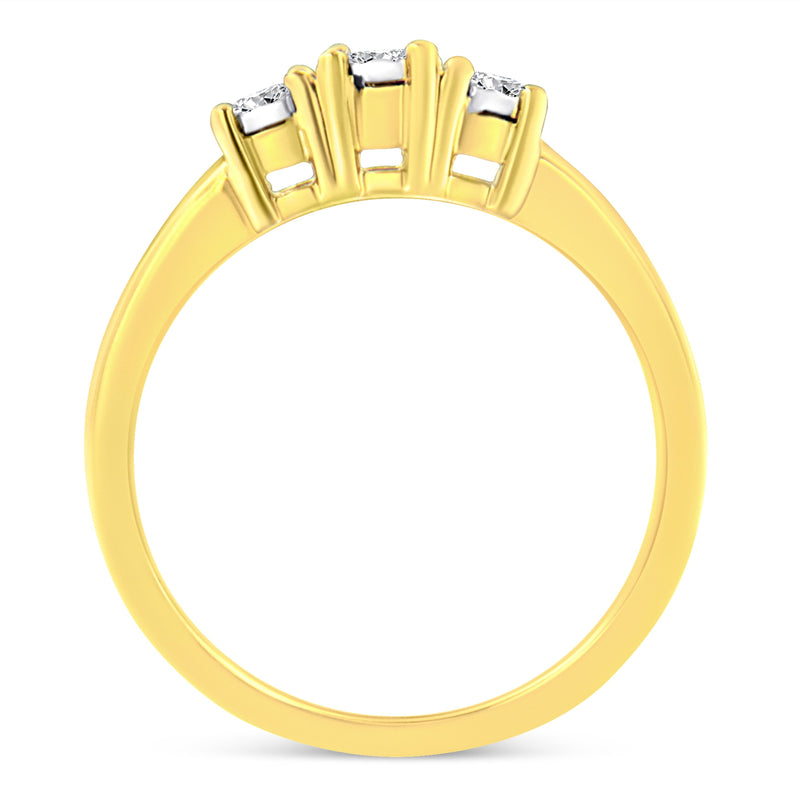 Bids.com 10K Yellow Gold 3.0 Cttw Diamond Eight-Row Bypass Crossover Statement Band Ring (H-I Color, I2-I3 Clarity) - Size 7 Rings White Smoke 7 / Yellow.Gold,8 / Yellow.Gold,6 / Yellow.Gold,9 / Yellow.Gold,5 / Yellow.Gold