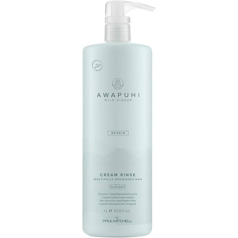 Paul Mitchell Paul Mitchell Awapuhi Keratin Cream Rinse Conditioner 300ml Shampoo & Conditioner Light Gray