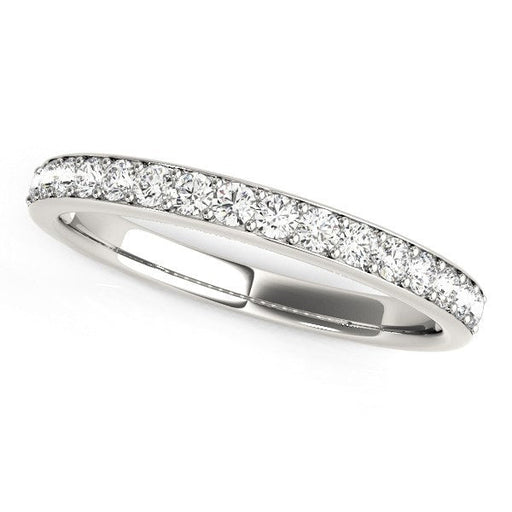Bids.com 14k White Gold Prong Set Wedding Band with Diamonds (1/3 cttw) Rings White Smoke 3 / White Gold,3.5 / White Gold,4 / White Gold,4.5 / White Gold,5 / White Gold,5.5 / White Gold,6 / White Gold,6.5 / White Gold,7 / White Gold,7.5 / White Gold,8 / White Gold,8.5 / White Gold,9 / White Gold