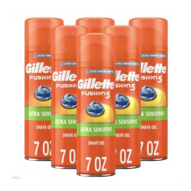Gillette Gillette Fusion ProGlide Soothing Shave Gel Personal Care White Smoke