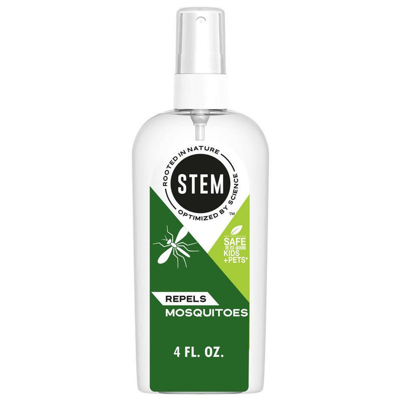 Stem Stem Mosquito & Tick Repellent Spritz, Plant-Based Active Ingredients, 4 oz Household Insect Repellents White Smoke