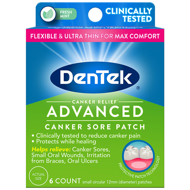 DenTek DenTek Canker Cover Relief Patch Health & Beauty Yellow Green