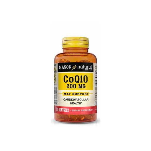 Mason Natural Mason Natural Co Q-10 200 Mg Softgels Vitamins & Supplements White Smoke