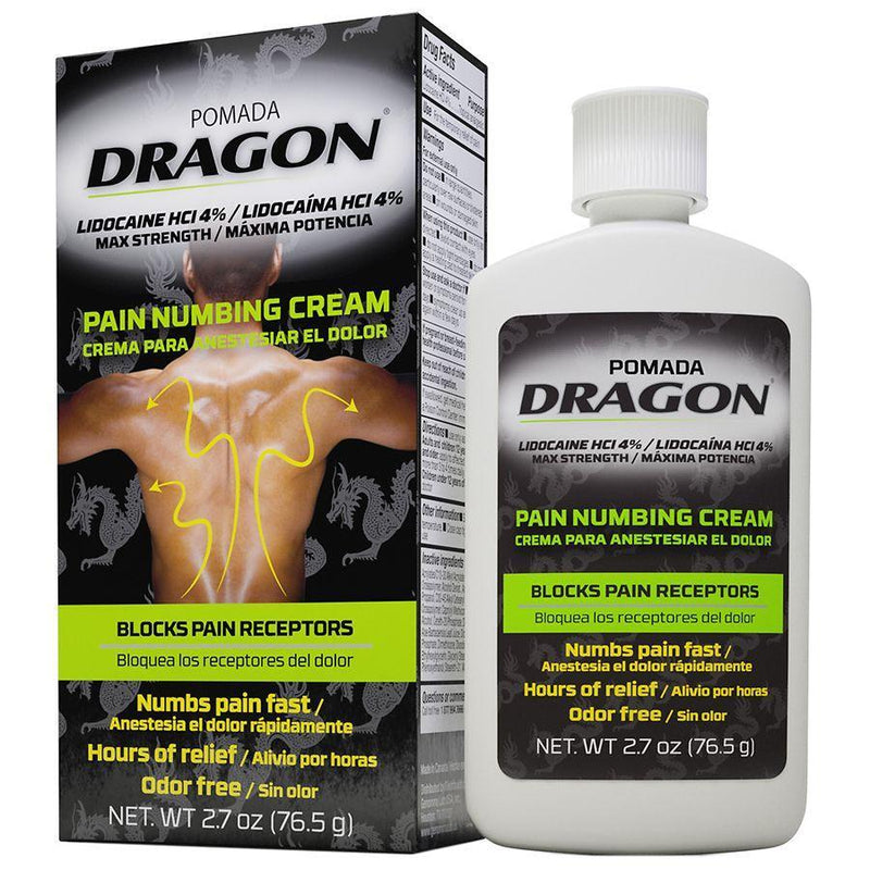 Pomada Dragon Pomada Dragon Pain Numbing Cream, Max Strength Medicine & Drugs White Smoke