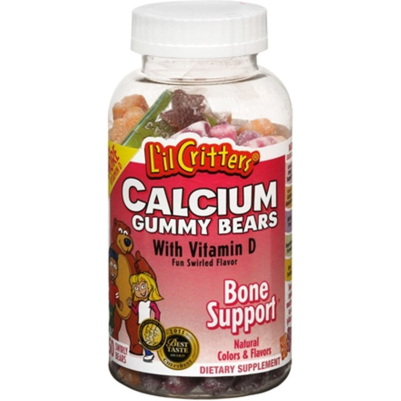 L'il Critters L'il Critters Kids Calcium Gummy Bears With Vitamin D3 , 150ct Vitamins & Supplements White Smoke