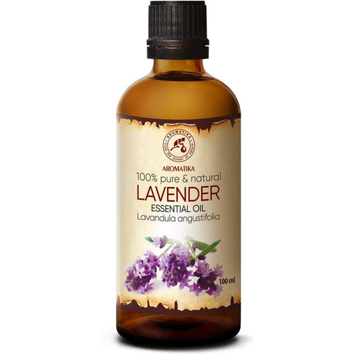 Aromatika Natural Lavender Oil, Liquid, 100 mL Massage Oil White Smoke