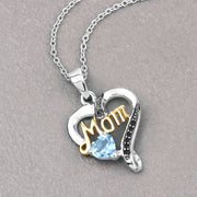 Bids.com 0.57 Carat Genuine Swiss Blue Topaz and Black Spinel .925 Sterling Silver Pendant Pendants Dark Gray size 18.00