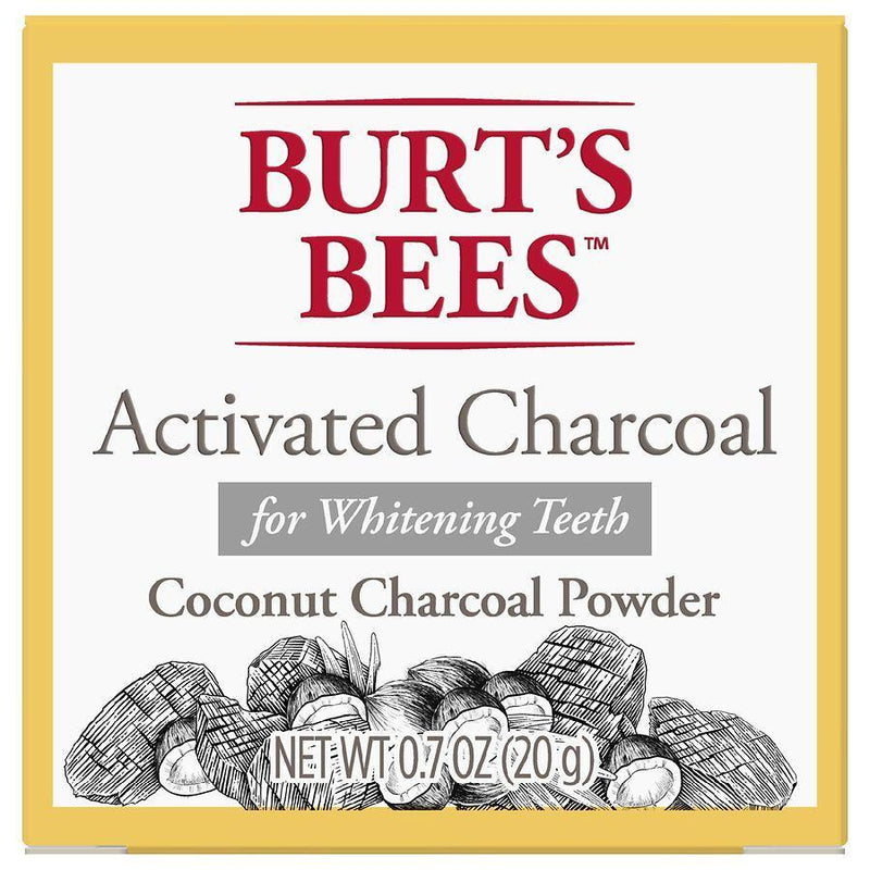 Burt's Bees Burt's Bees Activated Coconut Charcoal Powder For Teeth Whitening Oral Care White Smoke