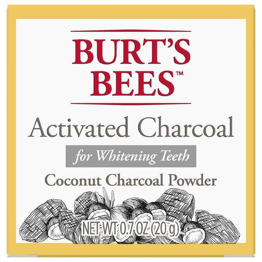 Burt's Bees Burt's Bees Activated Coconut Charcoal Powder For Teeth Whitening Oral Care White Smoke