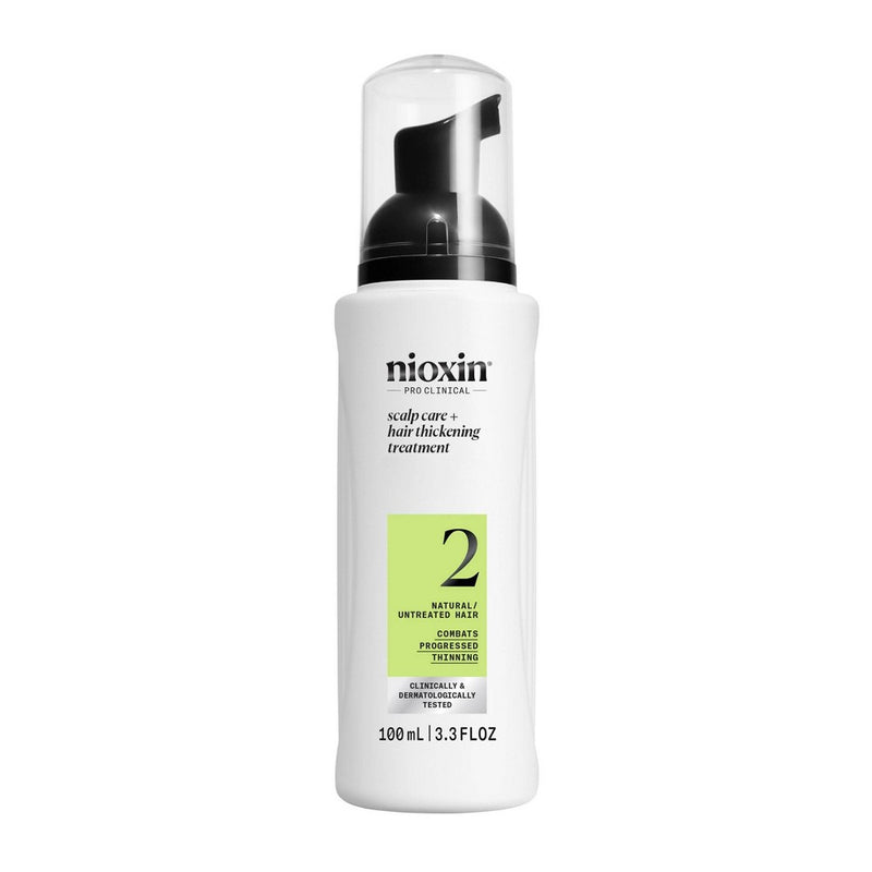 Nioxin Nioxin Pro Clinical 2 Natural Untreated Hair Scalp Care + Hair Thickening Treatment 3.3 Oz Hair Care Lavender