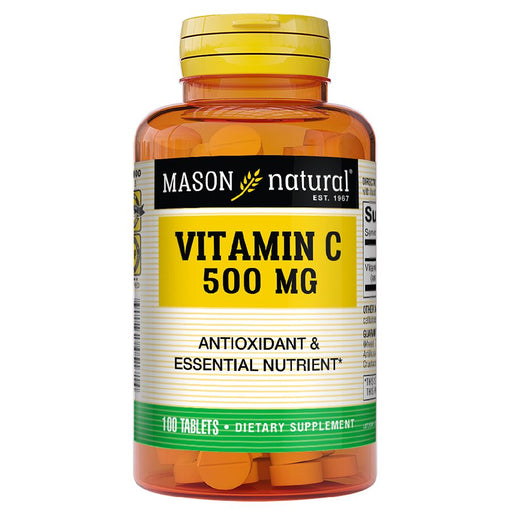 Mason Natural Mason Natural Vitamin C, 500 Mg, 100 Tablets Vitamins & Supplements White Smoke