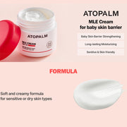 AsiaBeautyMall ATOPALM MLE Skin Barrier Cream Body Lotion Antique White